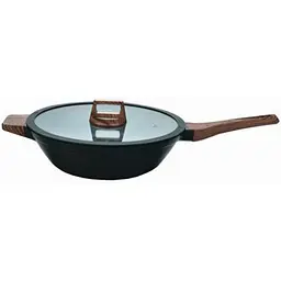Сковорода PR-2314-30 wok з кришкою Wood 30 см. PEPPER