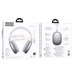 Навушники Bluetooth Hoco W65 Happy BT headphones Silver - мініатюра 2