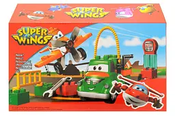 Дитячий конструктор Super Wings з фігурками персонажів та деталями складання для малюків 3+ (Y032)