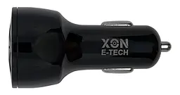 Автомобільний зарядний пристрій XON UniLink Type-C 20W (PD20) + QC3.0 + 5V/3.1A Black (CU2A1C20WB 3449) - мініатюра 5