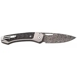 Ніж Lionsteel Twain Damascus Titanium Carbon Fiber Gray - мініатюра 2