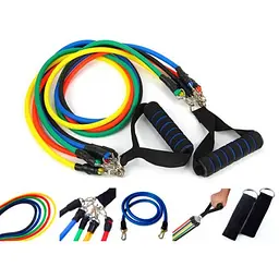 Набір еспандерів для фітнесу, 5 гумових джгутів Power Bands