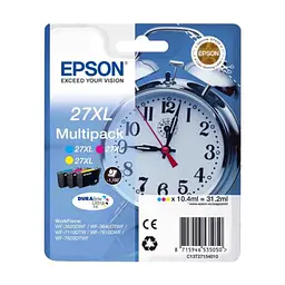 Картридж Epson 27XL WF-7620 Bundle (C,M,Y) XL (C13T27154020/C13T27154022/C13T27154012)