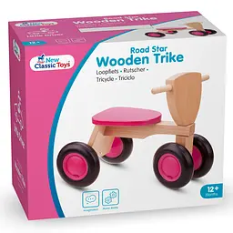 Велосипед-балансир New Classic Toys рожевий (11422) - мініатюра 6