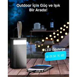 Power Bank 7GO GPW-01, ємність 50000 mAh, сонячна зарядка, швидка зарядка PD 22.5 W - мініатюра 4
