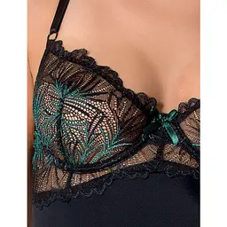 Боді Passion Exclusive FLORIS BODY L/XL, black - мініатюра 3