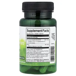 Пробіотик Swanson Sacharomyces Boulardii with Prebiotic MOS 30 веганських капсул - мініатюра 2