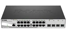 Комутатор DGS-1210-20/ME рев B, 16xGE, 4xSFP, L2 D-Link teh0018102 - мініатюра 2