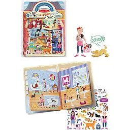 Наліпки Melissa & Doug Будинок для тварин об'ємні багаторазові (MD19429) - мініатюра 2