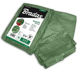 Тент посилений Bradas GREEN 90 г/м² 15 x 20 м PL9015/20