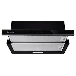 Витяжка телескопічна MINOLA HTLS 6734 BL 1100 LED GLASS