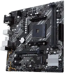 Материнська плата ASUS PRIME B450M-K II (Prime B450M-K II) (Socket AM4, AMD B450, Micro-ATX) U1 - мініатюра 2