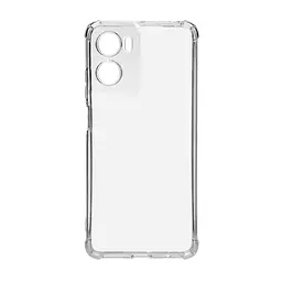 Прозрачный чехол для Motorola G05/E15 с защитой камеры и усиленными бортами, тонкий, силиконовый, бесцветный, ударопрочный, противоударный бампер с закрытой камерой, ArmorStandart (ARM82957)