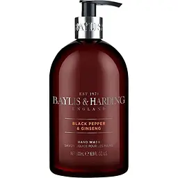 Рідке мило для рук Baylis & Harding Black Pepper & Ginseng 500 мл