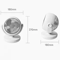 Вентилятор Xiaomi Xiaoda Desktop Circulation Fan (XD-ZMXHS01) - мініатюра 6