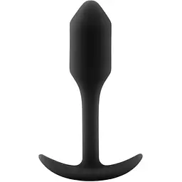 Анальна пробка B-Vibe Snug Plug 1, 8.6 см (чорний)