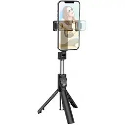 Трипод монопод Borofone BY8 Magic Mirror Fill Light Live broadcast holder для селфі та блогерів - мініатюра 2