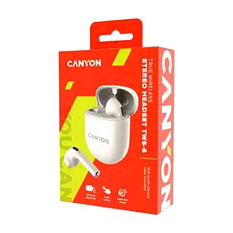 Навушники Canyon TWS-6 Beige (CNS-TWS6BE) - мініатюра 6