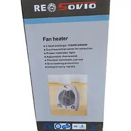 Тепловентилятор RS Re Solvio FH-03 побутовий обігрівач дуйчик - мініатюра 5