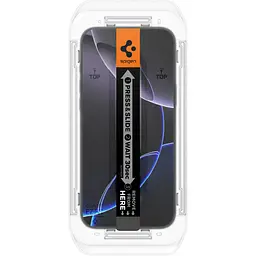 Захисне скло Spigen EZ Fit Glas.tR для Apple iPhone 16 Pro Crystal Clear [AGL07928] 2-Pack [117849] - мініатюра 6