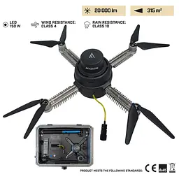 Прожектор-квадрокоптер Mactronic SKYLUX 200 (20 000 Lm) (TLD0010) - мініатюра 2