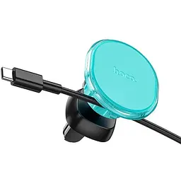 Тримач HOCO Crystal magnetic (air outlet) H1 зелений - мініатюра 6