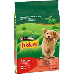 Сухий корм для дорослих активних собак Friskies з яловичиною 10 кг - мініатюра 3