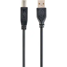 Кабель Cablexpert USB 2.0 AM/BM 4.5 m Black [CCP-USB2-AMBM-15] [119060] - мініатюра 1