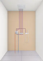Верхній душ із 3 режимами Grohe Rainshower F-Series 15" 27939001, Хром - мініатюра 7