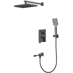 Душова система прихованого монтажу Mixxus Premium Dali 009 Inner Box graphite MI6761, Графіт