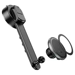 Тримач із бездротовим зарядним Hoco HW25 Neon magnetic wireless fast charging car holder - мініатюра 2