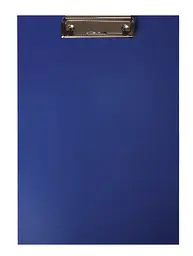 Кліпборд А4, PVC, темно-синій