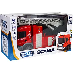 Автомодель TechnoDrive Big Truck Пожежна машина Scania (6407KS) - мініатюра 10