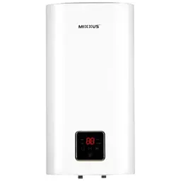 Водонагрівач Mixxus EWH-15080 CUBE DRY 80 л, 2 кВт, сухий ТЕН, вертикальний, квадратний, білий (WH0618)