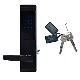 Замок електромеханічний автономний Trinix TRL-5102BT Black Left з Bluetooth і зчитувачем Mifare (65-00007)