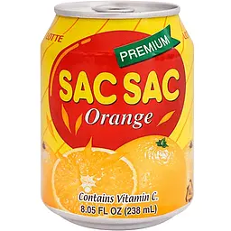 Напій Lotte Sac Sac Orange негазований соковмісний 238 мл