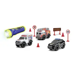 Спецтехніка Dickie Toys набір SOS Швидке реагування Мікро (3714024)
