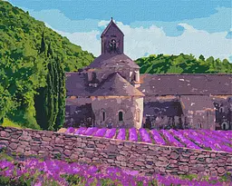 Картина за номерами "Лавандова фортеця" 40x50 см KHO2292