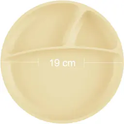 Тарілка дитяча MinikOiOi Portions секційна Mellow Yellow (101050006) - мініатюра 2