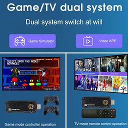Ігрова приставка Game Stick + Android TV 8k Ultra HD 64gb Black - мініатюра 4