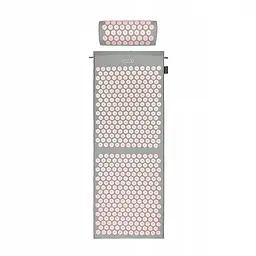 Килимок акупунктурний 4FIZJO Аплікатор Кузнєцова з валиком 128 x 48 см Grey/Pink 4FJ0288 (P-5907739313294) - мініатюра 5