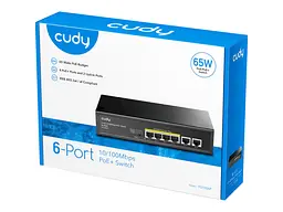 Комутатор CUDY FS1006P некерований - мініатюра 4