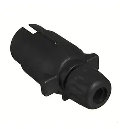 Контактна Вилка Роз'єм Папа для причепа 7 контактна 12V 7 PIN Вологозахищена з пильником - мініатюра 3