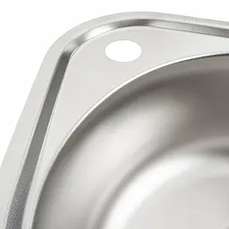 Кухонна мийка з нержавіючої сталі Platinum декор 4539 (0,6/170 мм), Decor - мініатюра 10