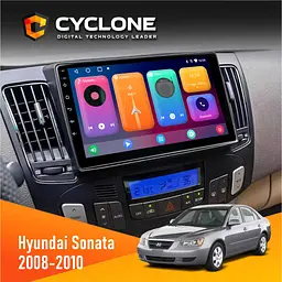 Штатна магнітола Hyundai Sonata 2008-2010 Climate Cyclone C9-001 2x32 CPL Cyclone (НФ-00002333)