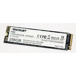 Твердотільний накопичувач SSD 256Gb, Patriot P300, PCI-E 3.0 x4, M.2 2280, 3D TLC, 1700/1100 МБ/с (P300P256GM28)