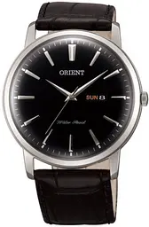 Чоловічий наручний годинник Orient FUG1R002B6 кварцевий із шкіряним браслетом