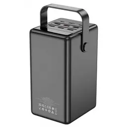 Батарея універсальна HOCO 100000mAh Endure 22.5W PD, QC, LED Lamp, Black (DB03 / 714721) - мініатюра 2