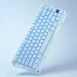 Клавіатура GravaStar Mercury K1 80 keys Kailh Cherry Pink EN BT/WL/USB Ice Blue (GSK1_BLU) - мініатюра 9
