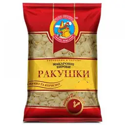 Макаронні вироби Щедра Торбинка Ракушки 20 кг